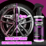 Auto Räder Felgen Reiniger Mehrzweck Rost Entferner Bremsfarbe Schützen Metall Staub Eisen Pulver Entferner Auto Pflege Chrom Spray 2