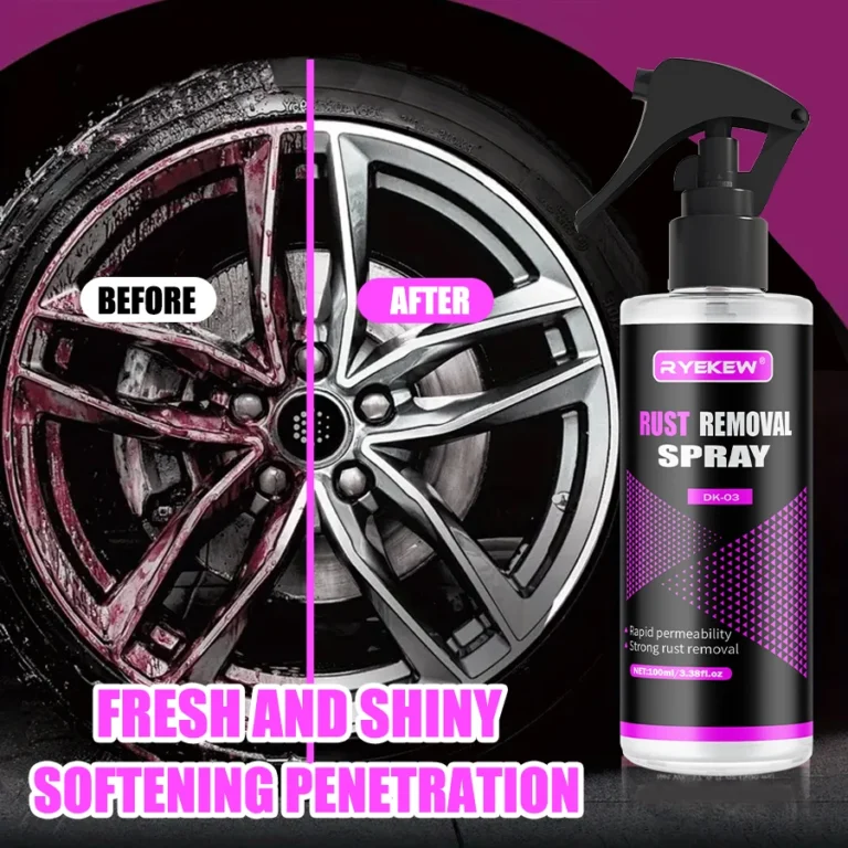 Auto Räder Felgen Reiniger Mehrzweck Rost Entferner Bremsfarbe Schützen Metall Staub Eisen Pulver Entferner Auto Pflege Chrom Spray 2