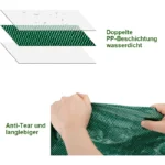272L/300L/500L Garten-Abfallsack Laubsammelbeutel Sammel-Mülltonne Wiederverwendbare Laubsammelbehälter für Gartenarbeit und Aufbewahrung im Freien 4