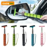 Auto Rückspiegel Wischer Reinigung Werkzeug Auto Glas Nebel Reiniger Schaber Auto Zubehör Griff Teleskop Fenster Reinigung Pinsel 3