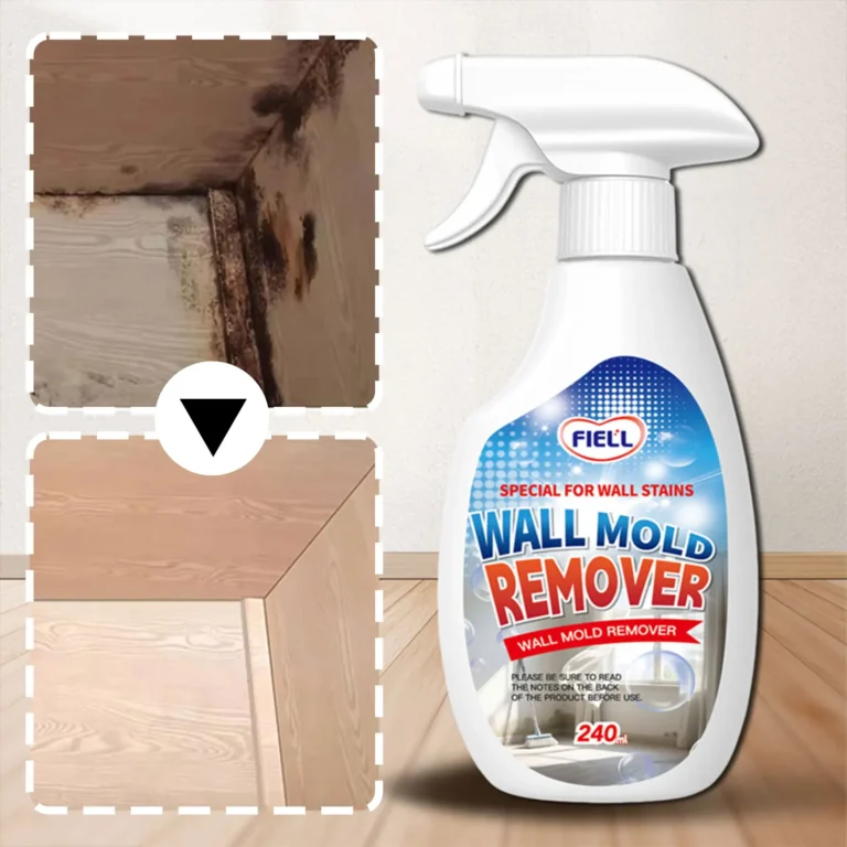 240ML Schimmelentferner-Spray, Kraftvoller Schimmelreiniger für Badezimmer-Küchen-Ecken, Multifunktionales Anti-Schimmel-Mittel für Weiße Wände 2