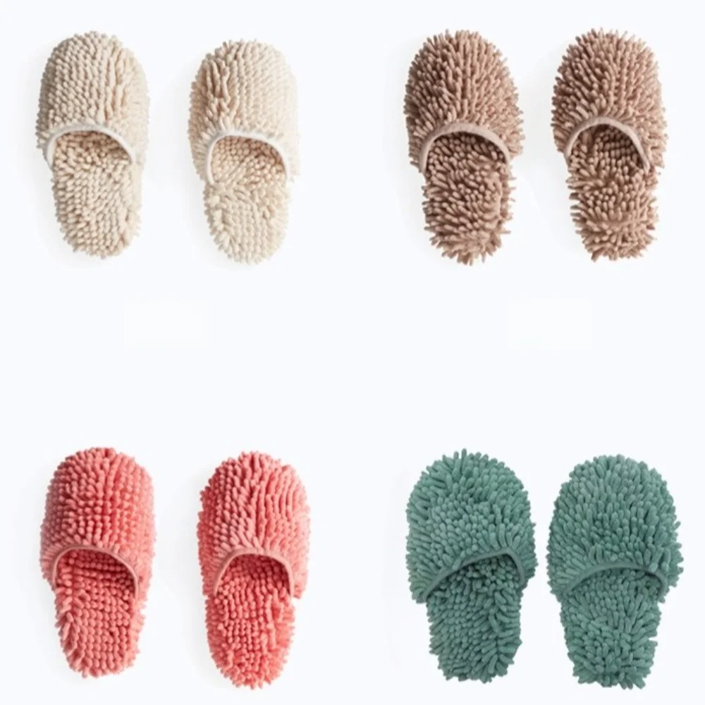 Saugfähige Chenille-Wasserabsorbierende Pantoffeln, Waschbare Mikrofaser-Wischpantoffeln, Weiche Multifunktions-Staubreinigungspantoffeln für die Küche 2