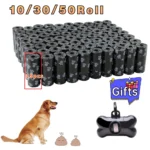 10/50 Rollen Hundekotbeutel Outdoor Home Eco Pet Waste Bag mit Haltepunkt Design Pet Clean Pick Up Tools Heimtierbedarf Zubehör