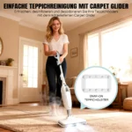 1500W Elektrischer Dampfmop mit 400ml Wassertank, 2 waschbare Pads - Integriertes Design, 4,8m Kabel, schnelles Aufheizen, hohe Dampfmenge, Reinigung mehrerer Böden und Teppiche, Dampfmenge ＞28g/min 3