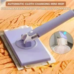Snap-Grip Clever Mini-Mopp für Nass- und Trockenreinigung mit Praktischem Automatischem Tuchwechsel-Clip, Wischmopp-Stiel, Haushaltsreinigungswerkzeuge 3
