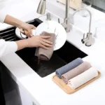 Neue 8-1PC 100% Baumwolle Handtuch Weichen, Saugfähigen Geschirrtuch Küche Dish Lumpen Atmungsaktive Gesicht Waschen Handtuch Haushalt reinigung Waschlappen 3