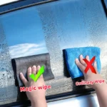 Dickere Magische Reinigungstücher Ohne Wasserflecken Ohne Spuren Sauberer Lappen Mikrofaser Waschbar Wiederverwendbar Trockentuch für Fenster Glas Küche 3