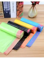 100/10Pcs Verdickte Kordelzug Müll Taschen Haushalt Tragbare Pull Tasche Müll Entsorgung Tasche Küche Wc Müll Lagerung Taschen 6