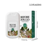 Toilettenspray, extra langlebig, Before You Go, Toilettenspray, Badezimmer-Lufterfrischer, Geruchsbeseitiger, Poo Be Gone Toilettenspray, 30 ml 6