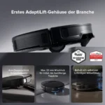 roborock Saros 10R Saugroboter mit Wischfunktion&Hebarem Wischmopp,7,98cm Ultra-Slim Design,StarSight System 2.0,Zero-Tangle 4