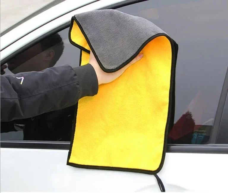 30*30 cm Mikrofaser Auto Reinigung Handtücher Auto Waschen Trocknen Tuch Säumen Mikrofaser Handtuch Pflege Waschen Tuch Auto Detaillierung zubehör 2