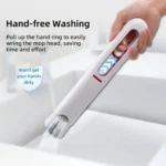 Mini-Handmopp, zusammenklappbar, leistungsstarke Squeeze-Reinigungsmopps für Zuhause mit Schwamm, selbstquetschende Bodenwaschmopps, Schreibtisch, Fenster, Auto 4