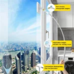 Haushalts-Reinigungsbürste für Hochhaus-Fensterglas, doppelseitige Glaswischwerkzeuge, geeignet für die Reinigung von Hochhaus-Fensterreinigungen 5