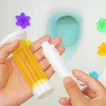 1/10 stücke Wc Reiniger Gel Frische Blume Aromatische Ablauf Wc Reinigung Waschmittel Lufterfrischer Entfernen Gerüche Hause bad Werkzeuge 2