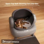 Neakasa Oben offene Katzenklo selbstreinigend Katzentoilette, Große Fassungsvermögen, mit Katzenstreu Matte, für mehrere Katzen 3