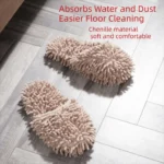Saugfähige Chenille-Wasserabsorbierende Pantoffeln, Waschbare Mikrofaser-Wischpantoffeln, Weiche Multifunktions-Staubreinigungspantoffeln für die Küche 4