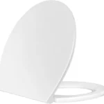 SAMODRA Toilettensitz mit Absturzsicherung O-förmiger Toilettensitz aus UF-Material (O-Form)