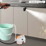 3800W Tragbarer Dampfreiniger für Zuhause, 6-stufig einstellbarer Dampf, kein Tank erforderlich, für Böden, Wände, Küche, Bad