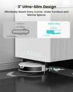 Lefant M310 Ultra Roboter-Staubsauger mit Kartierungsfunktion, 6000Pa, Navigation ToF PSD 190 ° 170 Minuten Laufzeit, APP/WiFi-Steuerung, ideal für Tierhaare und Hartböden 5