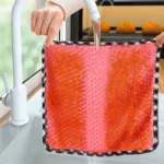8pc Küche Anti-fett Putzlappen Effiziente Super Saugfähigen Mikrofaser-reinigungstuch Hause Waschen Gericht Küche Reinigung Handtuch 3