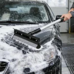 Auto-Fensterreiniger-Werkzeug 2-in-1 Teleskopbürste Wischer Haushalts-Glaswischer für Auto, SUV, LKW, Windschutzscheibe, Glas, Zuhause