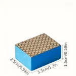 1/2 Stück Schwamm mit Diamantsand, kratzfreier Schwamm. Spurloser Tiefenreiniger, Flecken- und Kalkentferner, für Badezimmer, Dusche, Glas, Spiegel 3