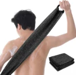 Peeling-Badetuch Körper-Rückenschrubber, Weicher Duschschwamm Essentielles Badezimmer-Reinigungszubehör