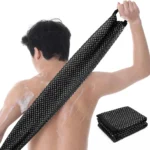 Peeling-Badetuch Körper-Rückenschrubber, Weicher Duschschwamm Essentielles Badezimmer-Reinigungszubehör