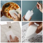 Magisches Schwamm-Radiergummi-Set - Dreifache Kombination Weißer Melamin für Küche, Bad, Büro, Geschirrspülen & Reinigungswerkzeuge 3