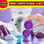Lila Multifunktions-Reinigungstabletten, automatische Toilettenreinigungstabletten, Brausetabletten, Toilettenschaum-Reinigungsdeodorant 2