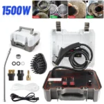 Podofo 1500W Handgehaltene Auto-Detailing-Reinigungsmaschine 220V Kommerzieller Haushalts-Alkalischer Auto-Dampfreiniger Hochdruck- und Hochtemperatur-Dampfreiniger 6