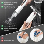 2-24Pcs Mini Mopp Klapp Mini Mopp Leistungsstarke Squeeze mit Selbst-quetschen Küche Boden Waschen Schreibtisch Fenster auto Wc Sauber Werkzeuge 3