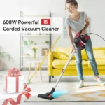 INSE I5 kabelgebundener Staubsauger, 600 W, 18.000 Pa, leistungsstarke 2-in-1-HEPA-Filter, Handstaubsauger für die Haarreinigung von Teppichen und Haaren zu Hause 2