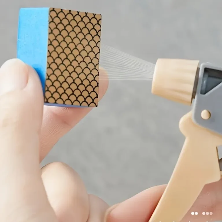 1/2 Stück Schwamm mit Diamantsand, kratzfreier Schwamm. Spurloser Tiefenreiniger, Flecken- und Kalkentferner, für Badezimmer, Dusche, Glas, Spiegel 2
