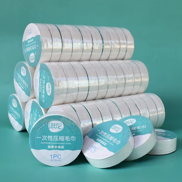 10PCS Set Komprimiert Handtuch Reise Schnell Trocknend Handtuch Reise Einweg Hotel Waschbar Tuch Handtuch Serviette Waschlappen Outdoor Reise