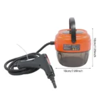 Dampfreinigungsmaschine, 1500 W, tragbarer Dampfreiniger, 6-stufige Einstellung für die Reinigung von Herdhauben, Autoboden, Fett und Flecken 6