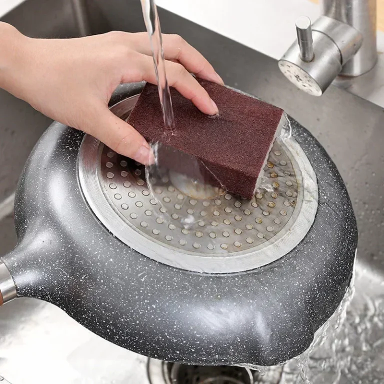 1/10Pcs Rost Entfernen Schwamm Carborundum Radiergummi Haushalt Reinigung Pinsel Entkalkung Scheuer Schwämme Reiben Kochfeld Topf Küche werkzeuge 2