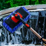 Seametal Teleskop Auto wasch bürste Mop Handtuch Kit langen Griff Chenille Mop Brusher Auto waschen Stauben tfernung Reinigungs mittel 4