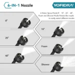 YOFIDRA 200 Bar Bürstenlose Hochdruck Auto Waschmaschine Wasser Pistole 6 IN 1 Garten Waschen Waschen Spritzpistole Fit Für makita 18 V Batterie Pin 3