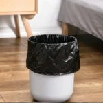 100/200/300 Stück Einweg-Müllbeutel, kleine schwarze Müllsäcke mit flachem Deckel, geeignet für Küche, Bad, Zuhause, Büro 6