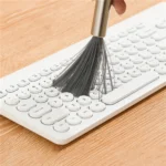 1/2 Stück multifunktionale Reinigungsbürste mit Stahlgriff, Haushaltsreinigungsbürste für Zuhause, Küche, Badezimmer, Zubehör 4