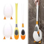 Toilettenbürste Cute Duck Toilettenbürsten-Set aus Silikon 360° °   Tiefenreiniger für Wand, Boden, Badewannen, Reinigungswerkzeuge, Badezimmerzubehör