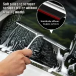 Allzweck-Duschabzieher für Duschtüren, Badezimmer, Fenster und Autoglas - Edelstahl 3