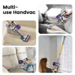 INSE S3P Akku-Staubsauger, 45 kPa, leistungsstarker Handstaubsauger mit LED-Anzeige, 55 Minuten lang, selbststehend, für Teppiche H 4