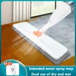 Spray Mop Besen Set Magische Flache Mops Für Boden Hause Reinigung Werkzeug Besen Haushalt Mit Wiederverwendbare Mikrofaser Pads Rotierenden Mopp
