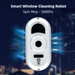 Intelligenter Fensterreinigungsroboter, 5600pa Hurrikan-Saugkraft, automatische Glasreinigungsmaschine, Technologie zur Kantenerkennung, 3-Gang-Einstellung, elektrische Glasreinigungsmaschine mit Fernbedienung für zu Hause 6