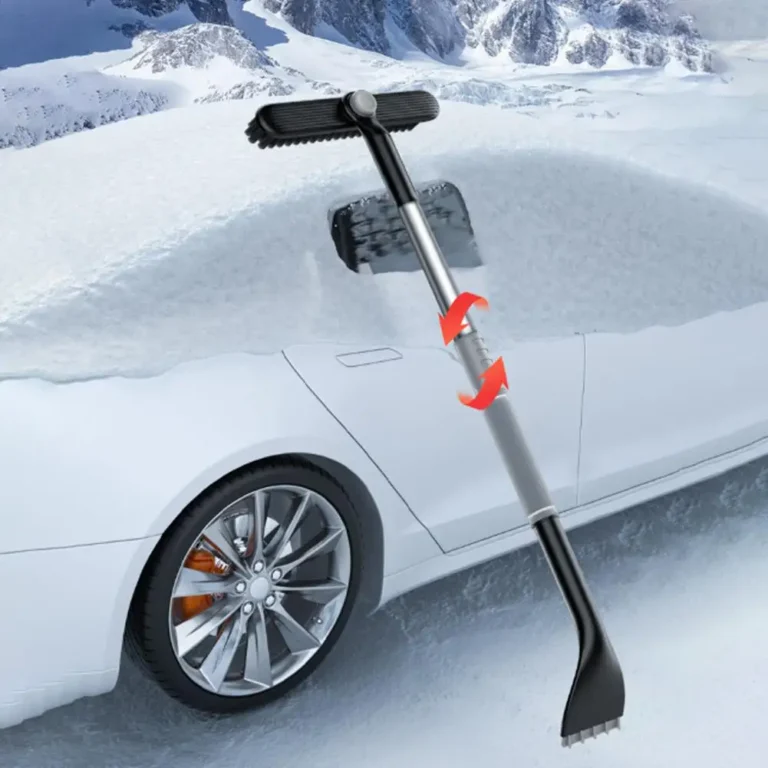 Winter Abnehmbare Schnee Schaber Pinsel Universal Schnee Reinigung Rakel Mit Griff Auto Fenster Teleskop Auto Reinigung Werkzeuge 2