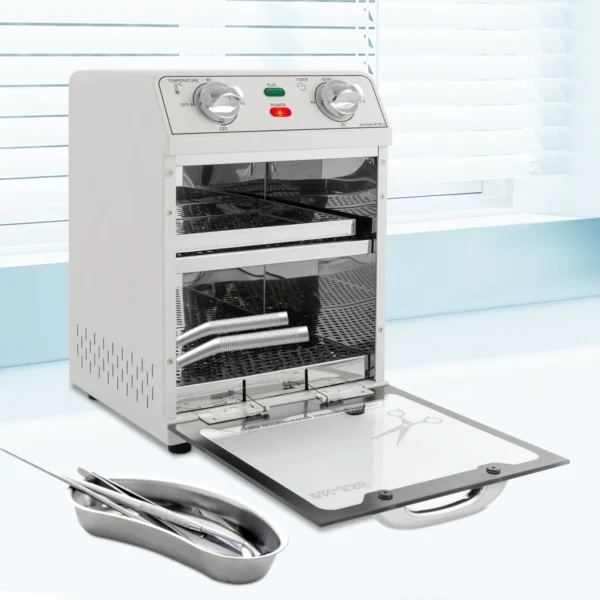 428 ℉   Dampfsterilisatorschrank, multifunktionale Hochtemperatur-Desinfektion für den Salonklinik zu Hause, Friseurausrüstung, Metall
