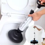 Toilettenkolben, Hochdruck-Abflusskolben mit 2-Typ-Saugnapfpumpe, Luftblaster, Kanalisation, Entblocker, Pipeline-Bagger für Badezimmer
