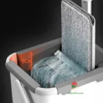 Mopp Magic Floor Squeeze Squeeze Mop mit Eimer, flacher Eimer, rotierender Mopp zum Waschen von Boden, Haus, Hausreinigung, Reiniger, einfach 2020 neu 2